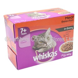 Whiskas 1+ Pouch Meat In Jelly 12 x 100g